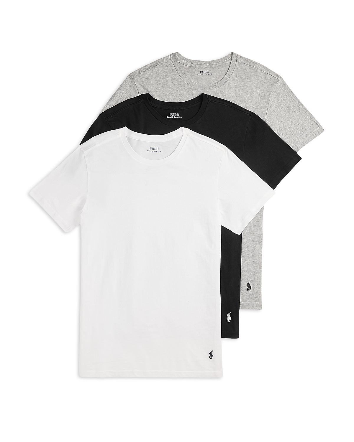 Polo Ralph Lauren Slim Fit Crewneck Undershirt, Pack of 3