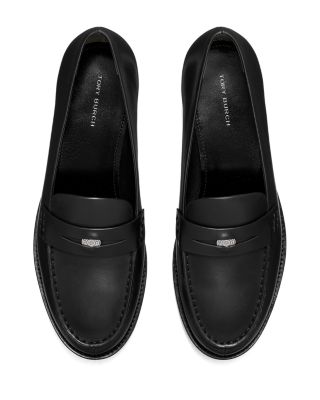 Women's Classic Brown Leather Penny Loafers