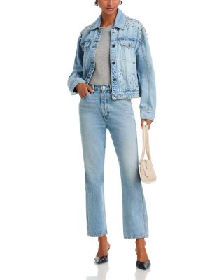 Diamonds In The Sky Denim Trucker Jacket