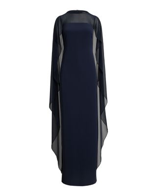 Cape Georgette Gown