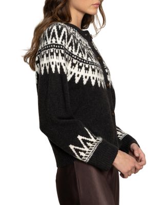 Fairisle Crewneck Cardigan
