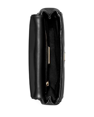 Kira Diamond Quilted Leather Top Handle Bag