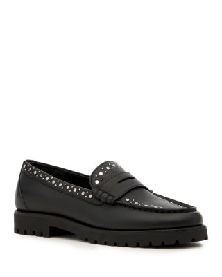 Women's Ellis Studded Leather Loafers