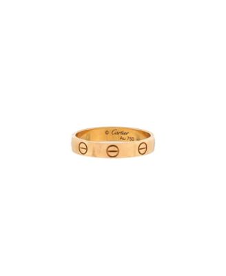 Pre-Owned Cartier Love Wedding Band Ring 18K Gold Bloomingdale's