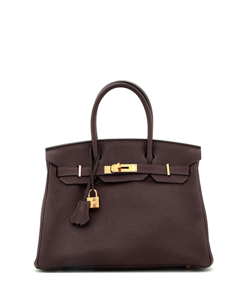 Pre-owned Pre-owned Hermes Hermes Birkin 30 Handbag Brown Togo With Gold Hardware