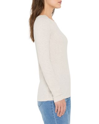 Long Sleeve Boat Neck Tee
