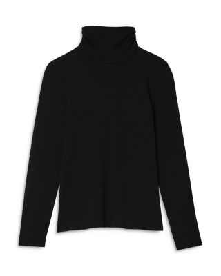 M&eacute;lange Turtleneck Top