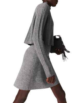 Knit Dress with Removable Sweater