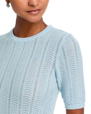 Francesca Merino Wool Short Sleeve Sweater
