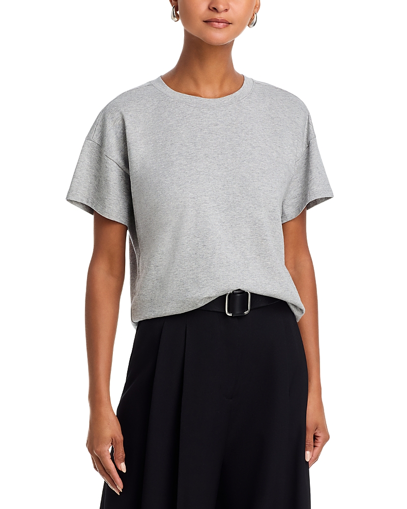 Rag & Bone Kelley Boxy Cotton Jersey T-shirt In Gray