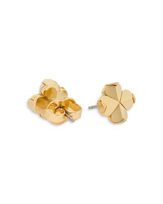 Spade Flower Stud Earrings