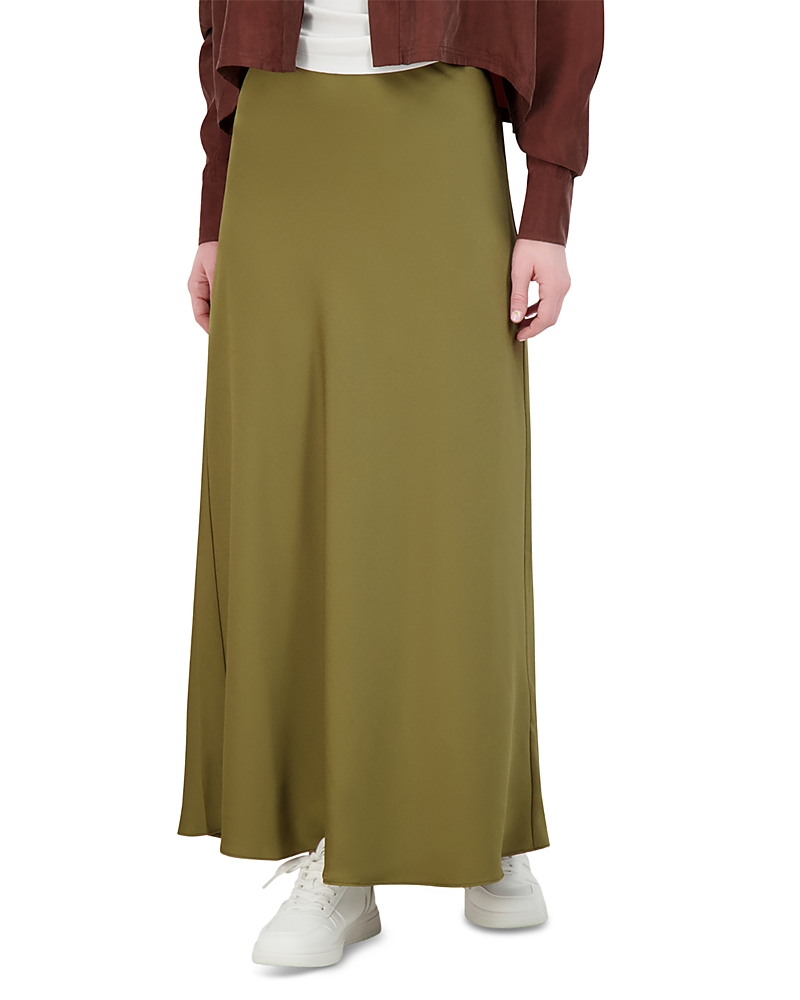 Point Slip Skirt In Green
