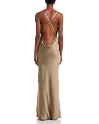 Crossback Bias Gown