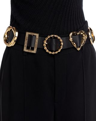 Gold Belt Ester Pants