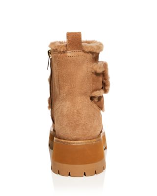 Women's Meena Shearling Trim Booties