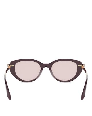 Serpenti Forever Oval Sunglasses, 50mm