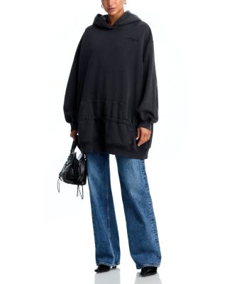 Dropped Waist Hoodie Dress