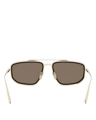 B.zero1 Rectangle Sunglasses, 57mm