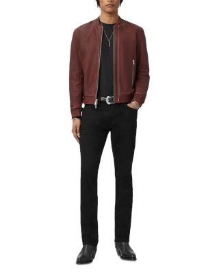 Xavier Pebbled Leather Jacket