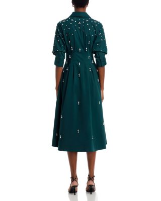 Jazz Embellished Shirt Dress