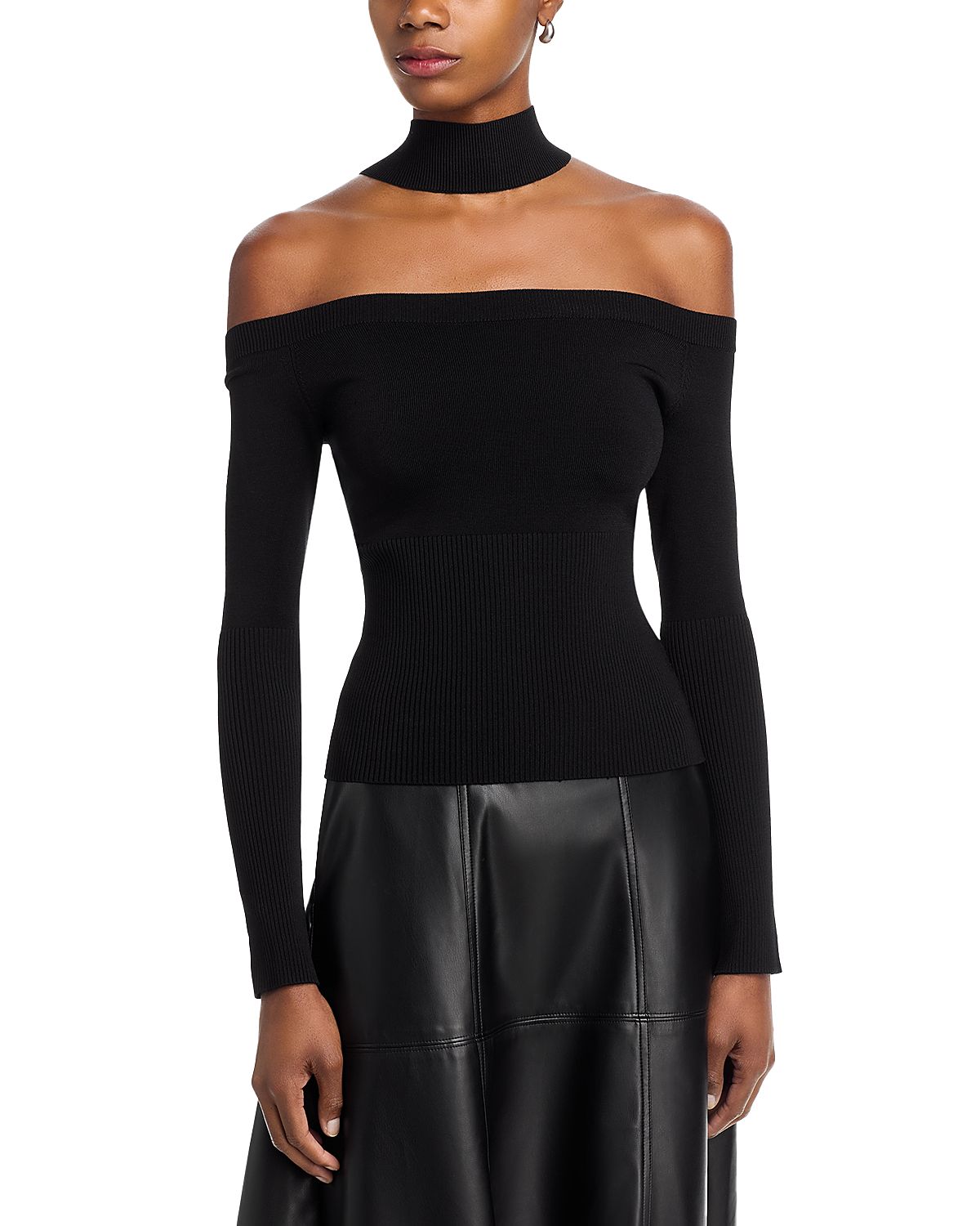 Simkhai Lila Cold Shoulder Top
