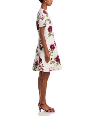 Boucle Peony Jacquard Dress