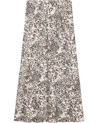 Women's Animal Print Slip Skirt