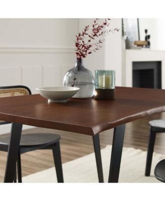 Viggo 60" Live Edge Acacia Wood Acacia Wood Dining Table