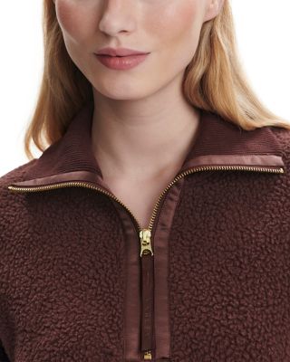 Roselle Half Zip Fleece Sweatshirt