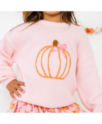 Girls' Coquette Pumpkin Knit Sweater - Little Kid, Big Kid