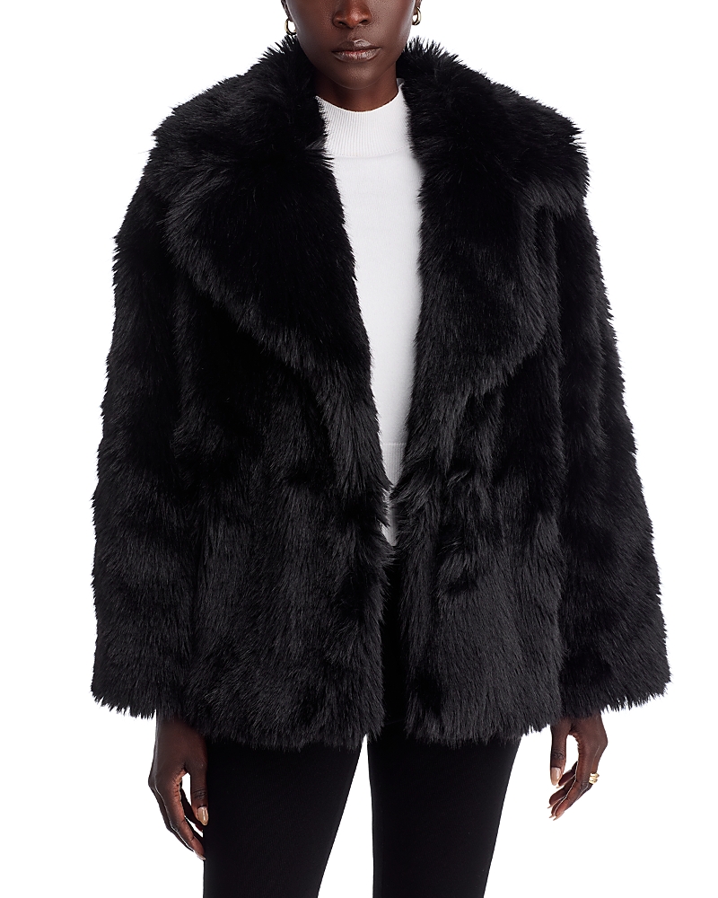 Michael Michael Kors Faux Fur Pea Coat