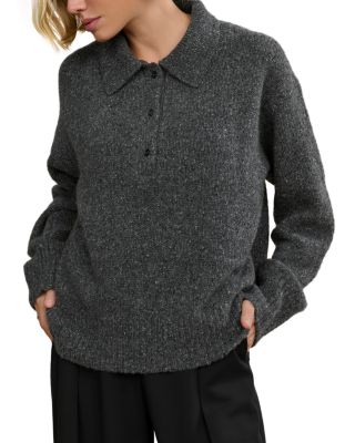 Burke Cashmere Polo Sweater