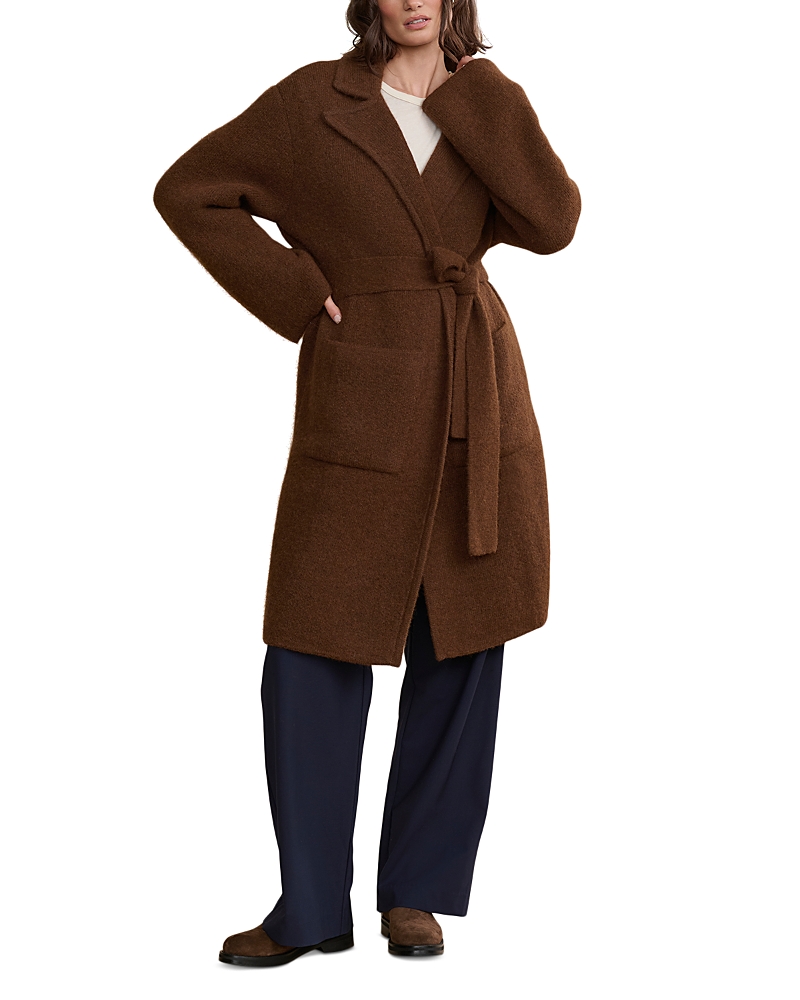 Jenni Kayne Jessica Sweater Coat In Brown