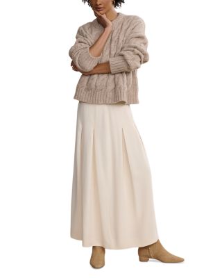 Serena Cable Knit Crewneck Sweater