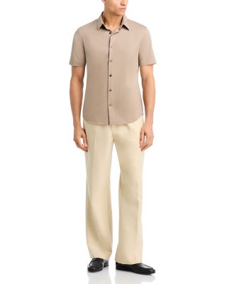 Irving Short-Sleeve Shirt in Structure Knit