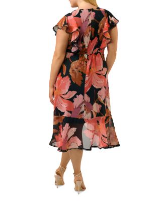 Elena Wrap Front Dress