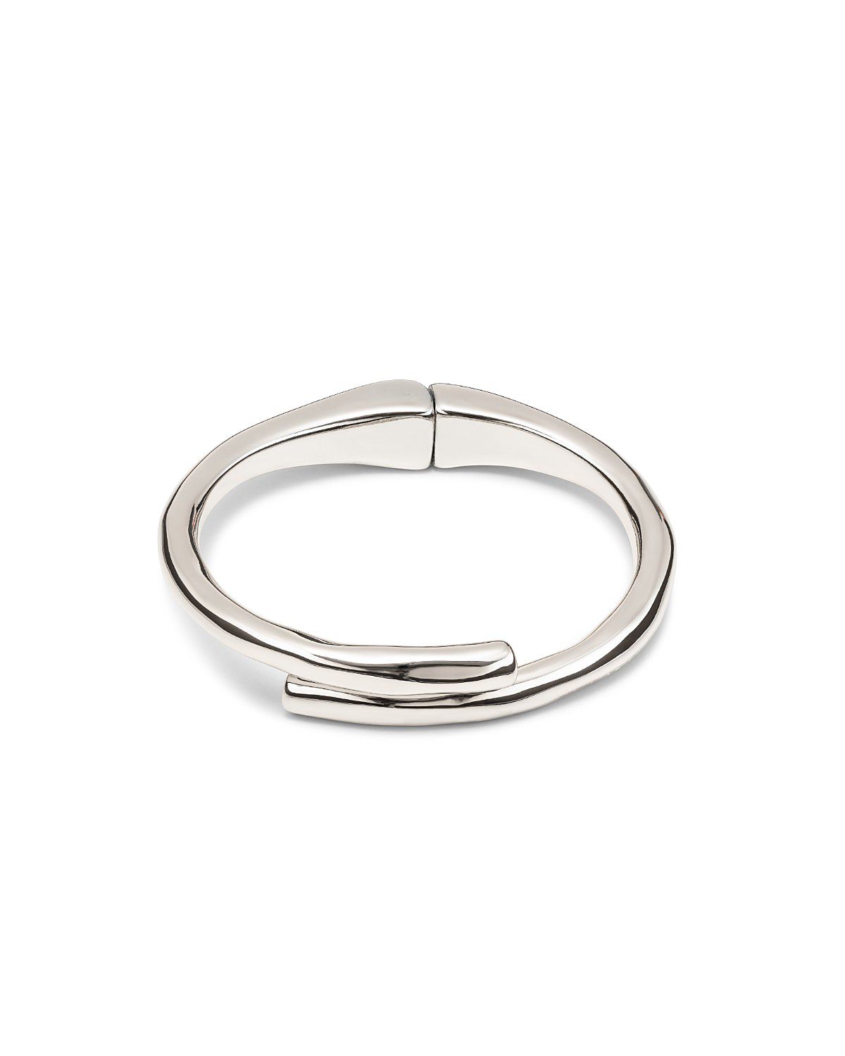 UNOde50 Sterling Silver-Plated Tubular Shaped Bangle Bracelet
