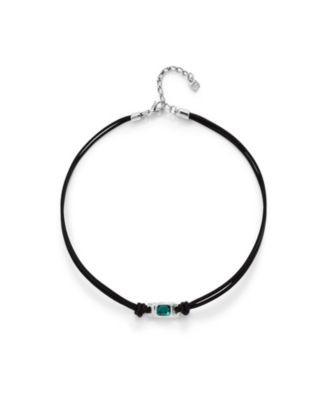  Crystal Leather Necklace