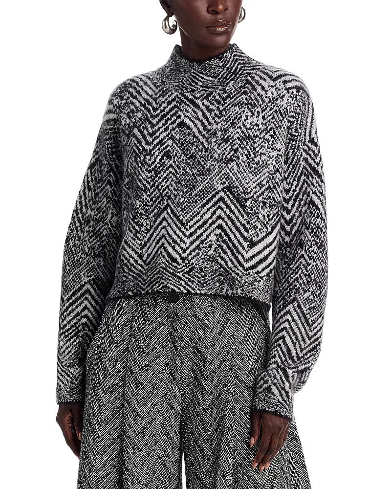 Boss Faclina Mock Neck Sweater