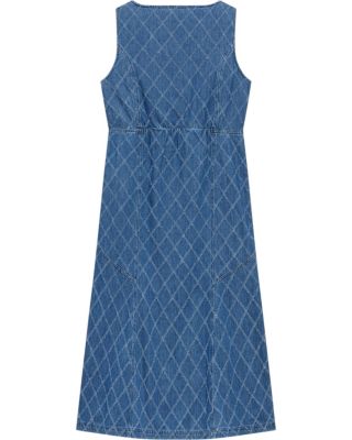 Women's Denim Midi Dress