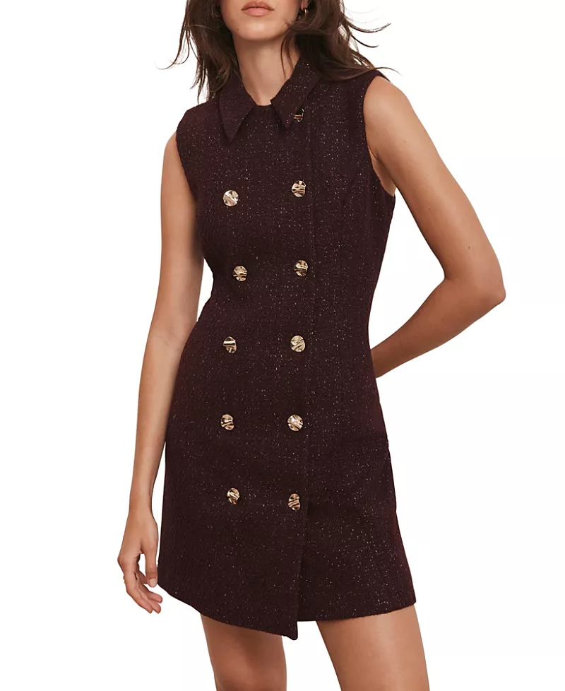 Mint Velvet Women's Boucle Mini Shift Dress