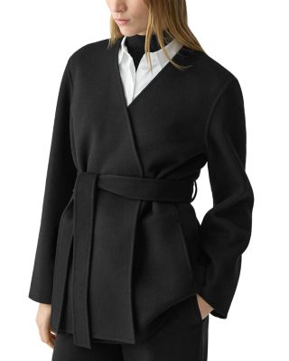 Wool &amp; Cashmere Wrap Jacket 