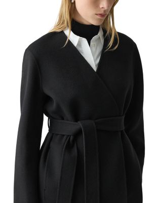 Wool &amp; Cashmere Wrap Jacket 