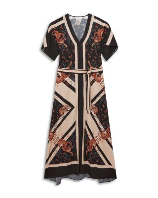 x ALICE CANALE Hanna Tiger Placed Maxi Dress - Exclusive