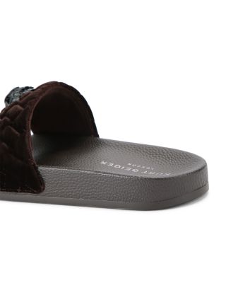 Men's Meena Eagle Black Slip Ons 