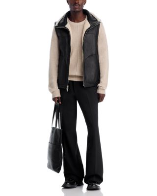 Relaxed Fit Shearling Vest