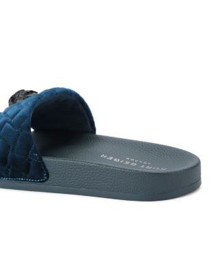 Men's Meena Eagle Black Slip Ons 