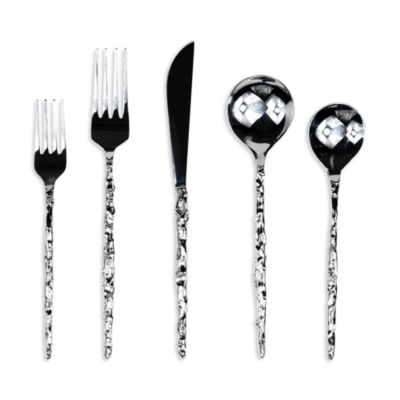 Sand Drip Five Piece Flatware Set