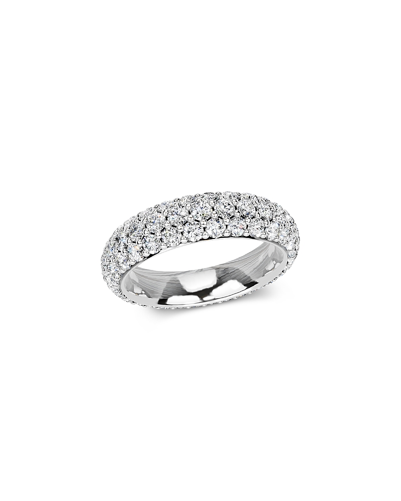 Bloomingdale's Fine Collection Diamond Pave Eternity Band in 14K White Gold, 3.0 tcw