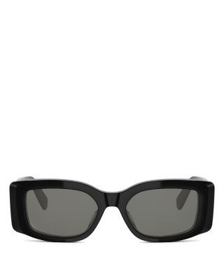 Maxi Triomphe Rectangular Sunglasses, 53mm